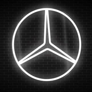 Logo Mercedes Benz - Néon LED