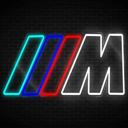 Logo BMW M SPORT - Néon LED